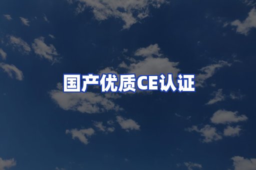 国产优质CE认证